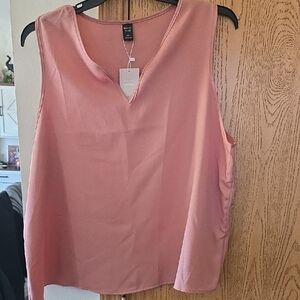 Blush Pink Sleeveless Tank Top